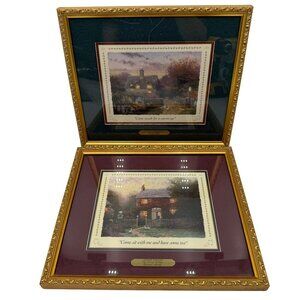 Thomas Kinkade "Pye Corner Cottage" & "Open Gate, Sussex"